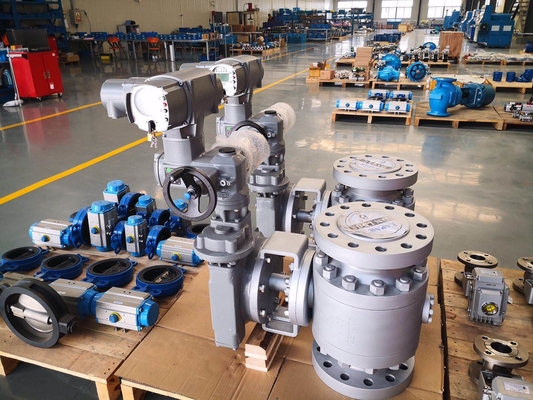 Trung Quốc A2000 Electric Axial Flow Valve Nhà sản xuất OEM AUMA Electric Valve Actuator Oil and Gas Electric Control Valve