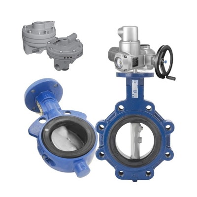 Các van điều khiển điện với van bướm Keystone F990/F920 và Masoneilan BR200 với AUMA Electric Actuator for Pipes