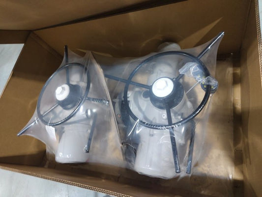 Van bướm đường kính lớn nhãn hiệu Trung Quốc với Bộ truyền động điện Rotork IQ3 và Hộp số IB