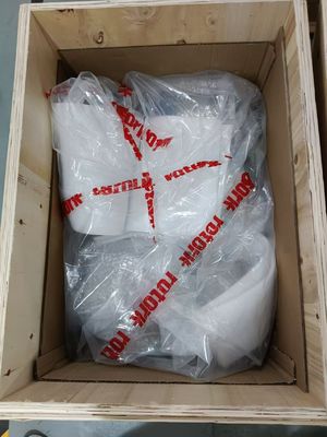 Van bướm đường kính lớn nhãn hiệu Trung Quốc với Bộ truyền động điện Rotork IQ3 và Hộp số IB