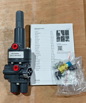 Van điều khiển nhãn hiệu Trung Quốc với bộ định vị van Fisher DVC6200, van ngắt Fisher 377, công tắc giới hạn Solso SB