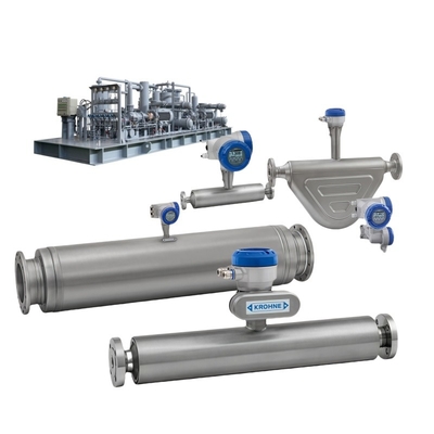 Đồng hồ đo lưu lượng Coriolis Krohne OPTIMASS 1400 Thiết bị đo lưu lượng chất lỏng và khí Đồng hồ đo lưu lượng khối Coriolis để kiểm soát quy trình