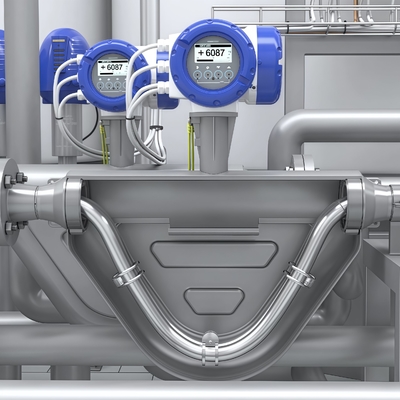 Đồng hồ đo lưu lượng Coriolis Krohne OPTIMASS 1400 Thiết bị đo lưu lượng chất lỏng và khí Đồng hồ đo lưu lượng khối Coriolis để kiểm soát quy trình