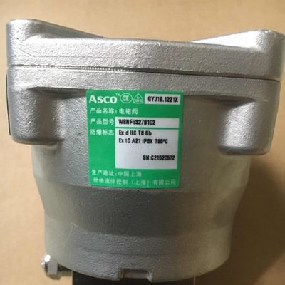 Van điều khiển Trung Quốc với bộ truyền động khí nén và van điện từ Asco 8210G và công tắc hành trình westlock 2200