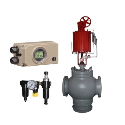 Áp suất van điều khiển ba chiều van điều khiển chuồng cân bằng van điều khiển Samson 3730 loại Máy định vị van điện khí quyển HART