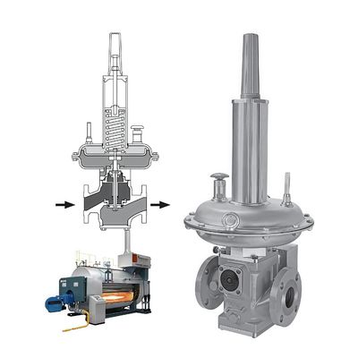 Máy điều khiển áp suất dầu và khí Fisher điều chỉnh áp suất khí hoạt động trực tiếp