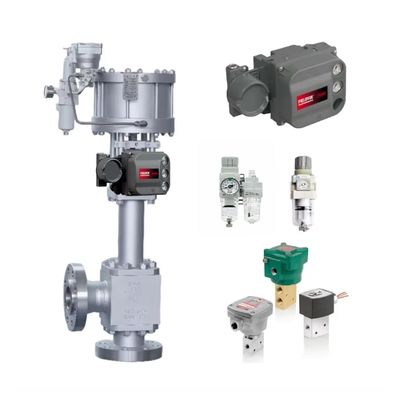 Các van điều khiển áp suất cao của Trung Quốc với DVC6200 SIS Fisher Valve Positioner SMC AW30 Filter Regulator ASCO 8327 Solenoid Valve