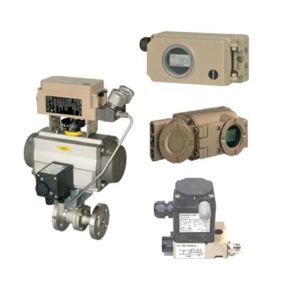Pneumatic Trung Quốc kiểm soát van bóng với Samson 3730 3731 Valve Positioner và 3963 Solenoid Valve với Stock