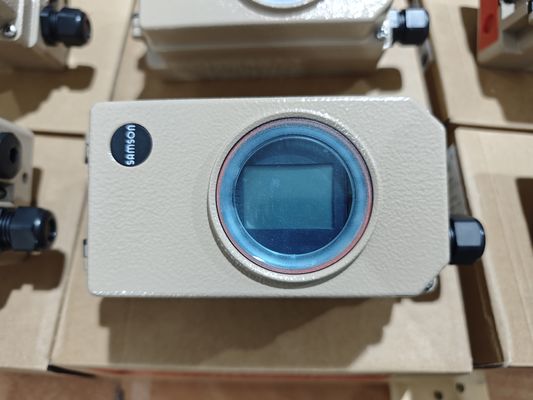 Pneumatic Trung Quốc kiểm soát van bóng với Samson 3730 3731 Valve Positioner và 3963 Solenoid Valve với Stock