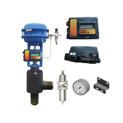 Fisher Gulde HART Điện khí 3800SA Digital Valve Positioner Emerson với van điều khiển Trung Quốc và Asco Filter Regulator