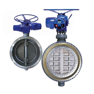 Bộ truyền động điện thông minh xử lý nước LNG, Van bướm ba lệch tâm điện công nghiệp