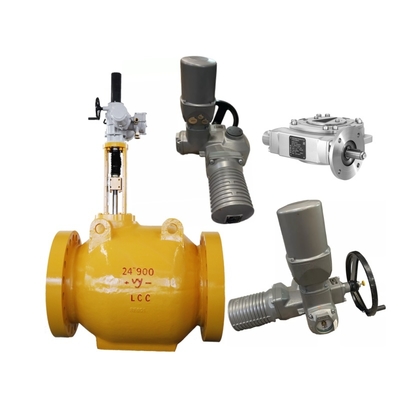 Van điều khiển dòng chảy hướng trục điện, van điều khiển, hộp số bánh răng quay một phần AUMA GS Series, bộ truyền động van quay nhiều vòng SAEx Series