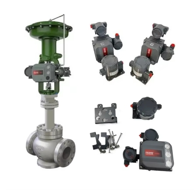 Trung Quốc Pneumatic Control Valve With Valve Controller Fisher DVC6205+DVC6215 Cảm biến di chuyển từ xa Split Type Valve Positioner