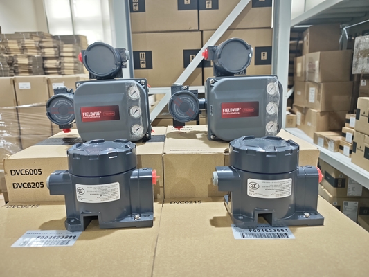 Trung Quốc Pneumatic Control Valve With Valve Controller Fisher DVC6205+DVC6215 Cảm biến di chuyển từ xa Split Type Valve Positioner