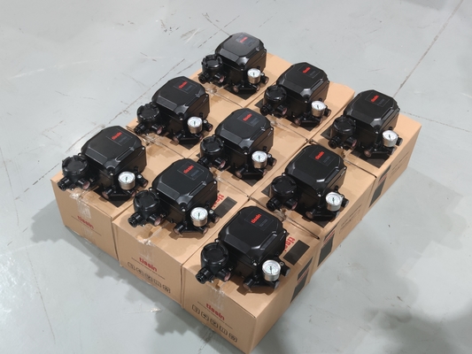 Van bóng với thiết bị định vị điện khí Tissin TS600 gốc với công tắc giới hạn và bộ điều chỉnh bộ lọc IMI NORGREN B64G