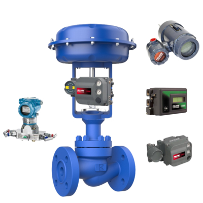 New Pneumatic Control Valve Spirax Sarco Valve và Rosemount Transmitter Fisher DVC2000/DVC6200 và Fisher DL3010 Digital Level Controller Nhà cung cấp