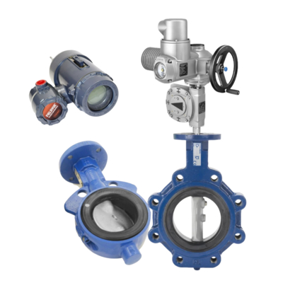Máy điều khiển mức Fisher mới và gốc DLC3010 và Máy Actuator AUMA Điện và Nhà cung cấp van bướm loạt Keystone F990