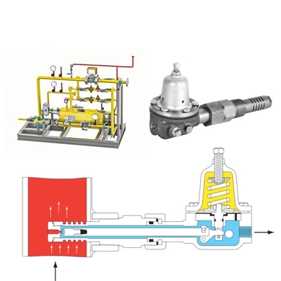 Bộ điều áp giảm áp Fisher 1305 1305C 1305D áp suất cao, khí nén, propane cho giá đỡ