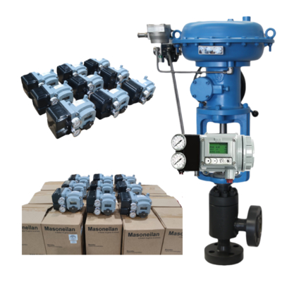 Bộ định vị van kỹ thuật số Masoneilan HART SVI3 với van điện từ