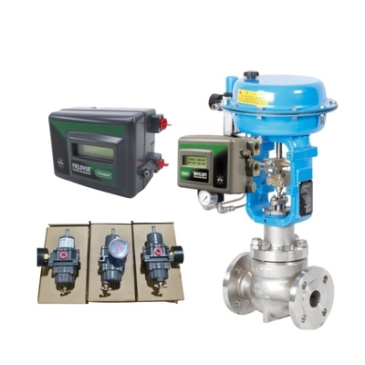 Máy định vị van Fisher DVC2000 HART với bộ điều chỉnh áp suất 67DFR