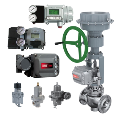 FISHER FIELDVUE Valve Positioner DVC6200SIS Controller Emerson Fisher với Masoneilan SVI2 SVI3 ASCO Solenoid Valve Topworx