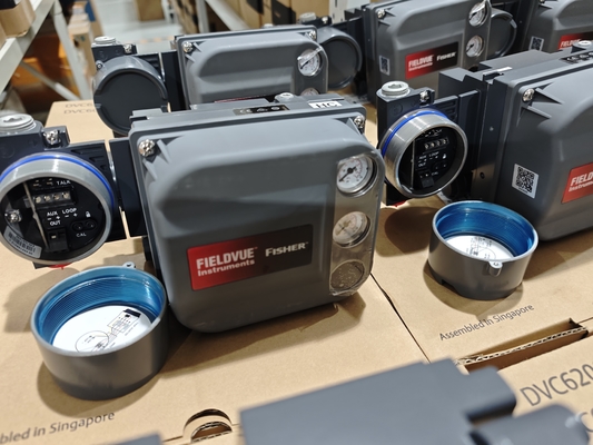 Van ASCO Solenoid Emerson Với Bộ Điều Khiển Van Kỹ Thuật Số DVC6200 Fisher Tác Động Kép Có Phản Hồi Với Van Điều Khiển Trung Quốc