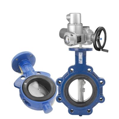 Mục đích chung Resilient Seated Butterfly Valve Keystone Valve và Azbil Positioner