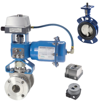 Mục đích chung Resilient Seated Butterfly Valve Keystone Valve và Neles Valmet Valve Positioner ND7000