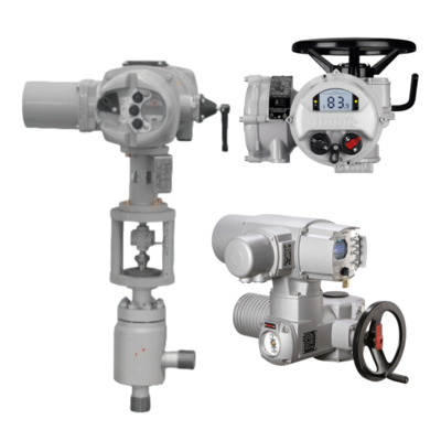 Rotork IQ Serials Electric Actuator With Control Valves Body As Rotork Electric Actuator Valve Electric Actuator For water treatment project