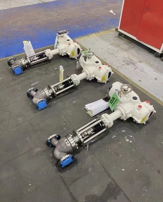 Rotork IQ Serials Electric Actuator With Control Valves Body As Rotork Electric Actuator Valve Electric Actuator For water treatment project