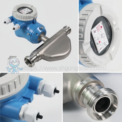 Máy đo lưu lượng vệ sinh E + H Proline Promag P 300 P 500 Endress Hauser Máy đo lưu lượng điện từ cấp thực phẩm