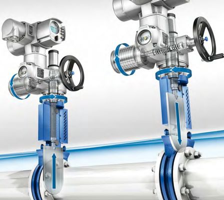 AUMA SA+GS Electric Valve Actuator với hộp số 34-13500Nm Torque