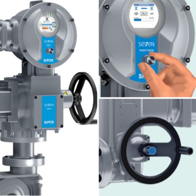 Bộ truyền động van điện SIPOS Seven 7 chống cháy nổ cho ngành nước