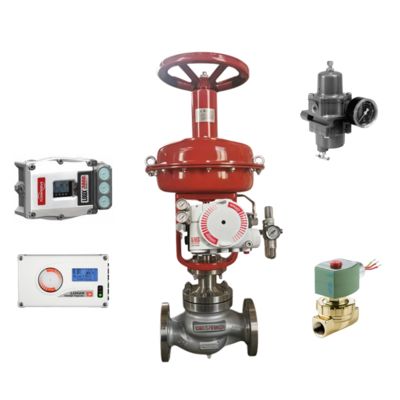 Van điều khiển bằng khí nén và Bộ điều chỉnh Fishers có sẵn mới và Bộ định vị van FLOWSERVE 3200MD 520MD 3800MD