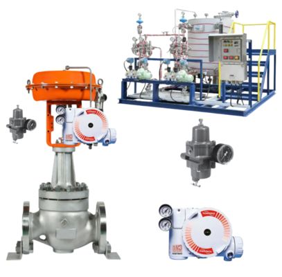 Van điều khiển khí nén và Bộ điều chỉnh Fisher mới và Bộ định vị van FLOWSERVE 3200MD 520MD 3800MD