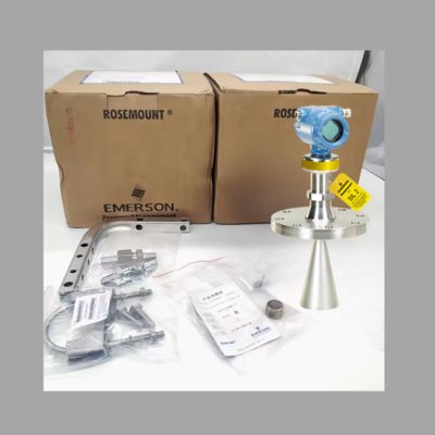 Flow Control Valve Skid Equipped with Rosemount 8800 Multivariable Flowmeter and 5408 Non-Contacting Radar/Level Transmitter