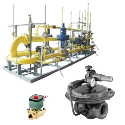 Bộ điều áp ngược Fisher 1808 145 psig với Bảo hành 3 năm