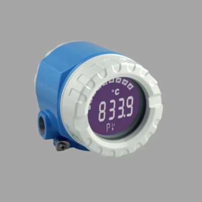 Thiết bị điều khiển áp suất / dòng chảy với máy đo dòng chảy xoáy Endress+Hauser Proline Prowirl D 200 và máy truyền nhiệt độ ITEMP TMT188