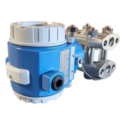 Trạm giảm áp suất và nhiệt độ được trang bị máy đo dòng chảy xoáy Proline Prowirl R200 Endress+Hauser Deltabar và bộ truyền áp PMD75B.