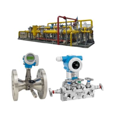 Đơn vị điều khiển áp suất / dòng chảy với máy đo dòng chảy Endress + Hauser Proline Prowirl R 200 và máy truyền áp suất khác biệt Deltabar PMD50.
