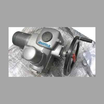 Van hình quả có động cơ với hộp số chuyển động chuyển động một phần AUMA GS và bộ điều khiển điện phổ quát đa vòng SA.