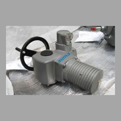 Van hình quả có động cơ với hộp số chuyển động chuyển động một phần AUMA GS và bộ điều khiển điện phổ quát đa vòng SA.