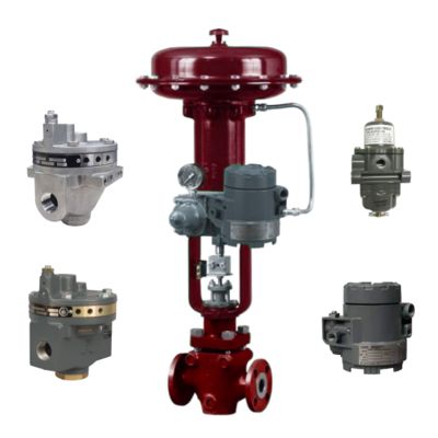 Van điều khiển mới và chính xác và Bộ chuyển đổi điện-khí nén Fisher 846 và Bộ tăng áp thể tích 2625