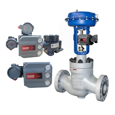 Nhà cung cấp cổ phiếu Emerson Fisher DVC6200 Bộ định vị van kỹ thuật số Tùy chỉnh Ngành hóa chất than ACV Van góc nước đen