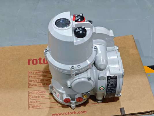 Van bi điều khiển điện Rotork bằng thép không gỉ Van điều khiển dòng chảy