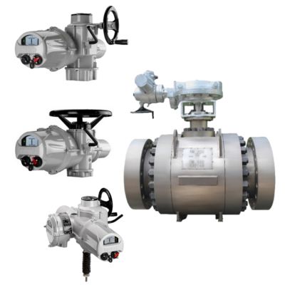 Van bi điều khiển điện Rotork bằng thép không gỉ Van điều khiển dòng chảy