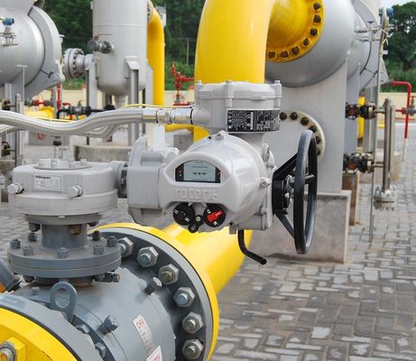 Van bi điều khiển điện Rotork bằng thép không gỉ Van điều khiển dòng chảy