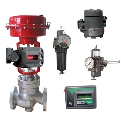 Van điều khiển với Bộ chuyển đổi I/P Fisher 846 & Công tắc giới hạn TopWorx GO Model 73 / Model 81 và Bộ định vị van Fisher DVC6200 để điều khiển độ chính xác cao trong môi trường khắc nghiệt