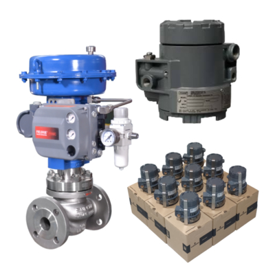 Van điều khiển với Bộ chuyển đổi I/P Fisher 846 & Công tắc giới hạn TopWorx GO Model 73 / Model 81 và Bộ định vị van Fisher DVC6200 để điều khiển độ chính xác cao trong môi trường khắc nghiệt