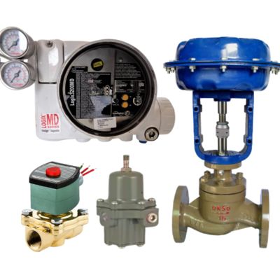 Original new Flowserve valve positioner Logix 3200MD-10-D6-E-04-40-0G-00 Asco solenoid valve Fisher 67C pressure regulator
